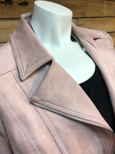 Load image into Gallery viewer, Pale Pink Suede Jacket
