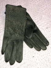 Load image into Gallery viewer, Scattered Rhinestone, Suede Gloves- six color options
